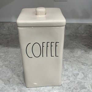 Rae Dunn coffee canister